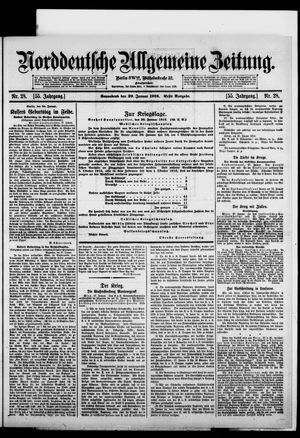 Norddeutsche allgemeine Zeitung vom 29.01.1916