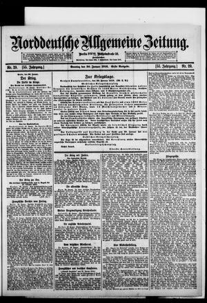 Norddeutsche allgemeine Zeitung vom 30.01.1916