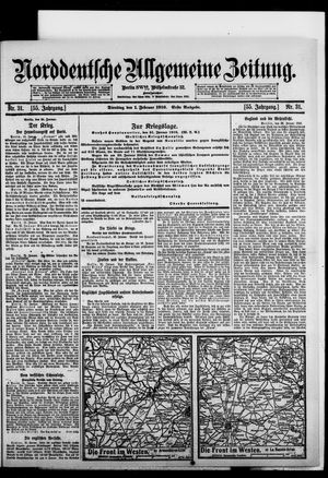 Norddeutsche allgemeine Zeitung vom 01.02.1916