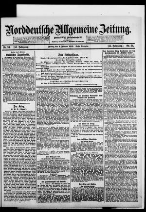 Norddeutsche allgemeine Zeitung on Feb 4, 1916