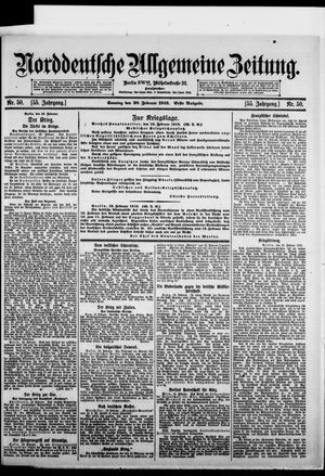 Norddeutsche allgemeine Zeitung vom 20.02.1916