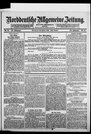 Norddeutsche allgemeine Zeitung vom 22.02.1916