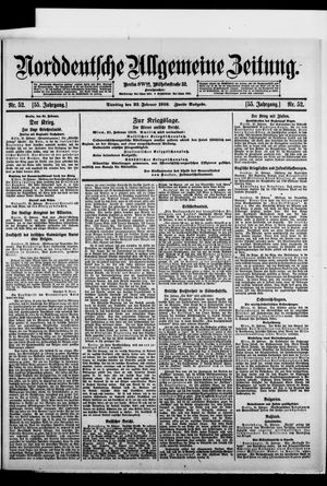 Norddeutsche allgemeine Zeitung on Feb 22, 1916