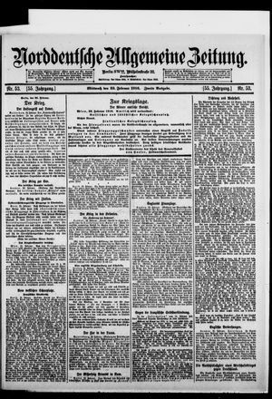 Norddeutsche allgemeine Zeitung vom 23.02.1916