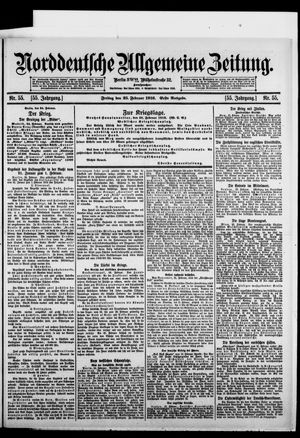 Norddeutsche allgemeine Zeitung vom 25.02.1916