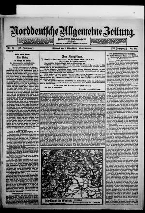 Norddeutsche allgemeine Zeitung on Mar 1, 1916