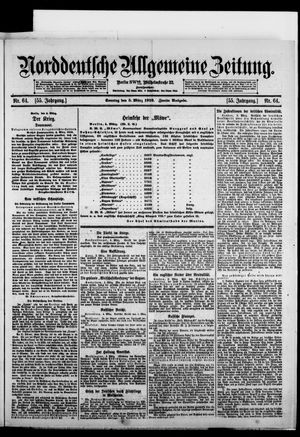 Norddeutsche allgemeine Zeitung vom 05.03.1916