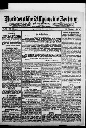 Norddeutsche allgemeine Zeitung vom 12.03.1916