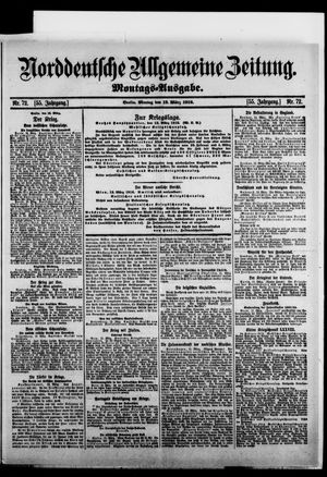 Norddeutsche allgemeine Zeitung vom 13.03.1916