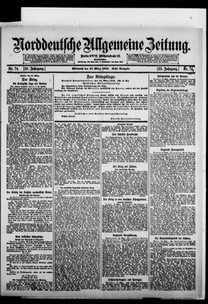 Norddeutsche allgemeine Zeitung vom 15.03.1916