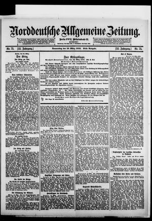 Norddeutsche allgemeine Zeitung vom 16.03.1916