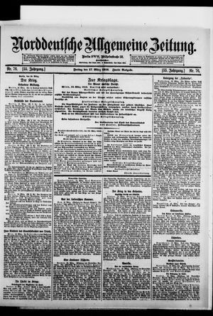 Norddeutsche allgemeine Zeitung on Mar 17, 1916