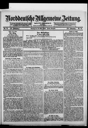 Norddeutsche allgemeine Zeitung vom 19.03.1916