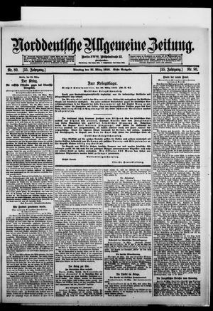 Norddeutsche allgemeine Zeitung vom 21.03.1916