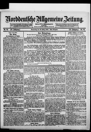 Norddeutsche allgemeine Zeitung on Mar 23, 1916