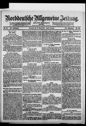 Norddeutsche allgemeine Zeitung vom 25.03.1916
