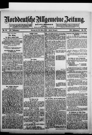 Norddeutsche allgemeine Zeitung vom 26.03.1916