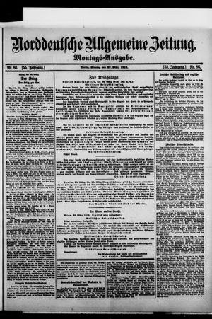 Norddeutsche allgemeine Zeitung on Mar 27, 1916