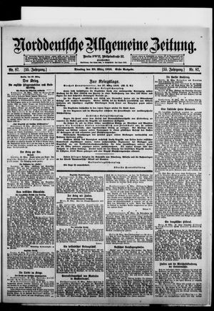 Norddeutsche allgemeine Zeitung vom 28.03.1916