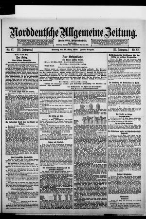 Norddeutsche allgemeine Zeitung vom 28.03.1916