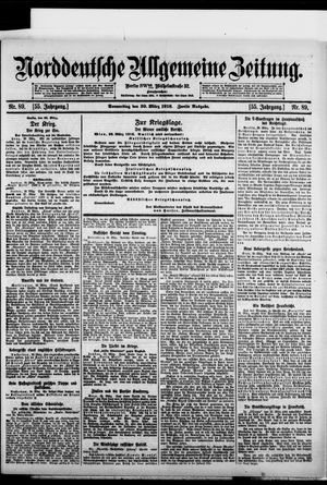 Norddeutsche allgemeine Zeitung on Mar 30, 1916