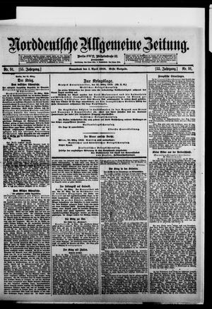 Norddeutsche allgemeine Zeitung on Apr 1, 1916