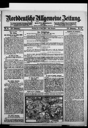 Norddeutsche allgemeine Zeitung vom 04.04.1916