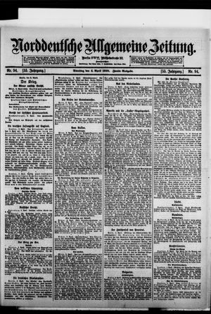 Norddeutsche allgemeine Zeitung vom 04.04.1916