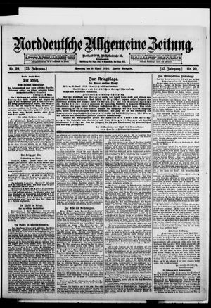 Norddeutsche allgemeine Zeitung vom 09.04.1916