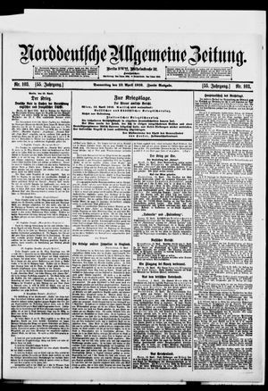 Norddeutsche allgemeine Zeitung on Apr 13, 1916