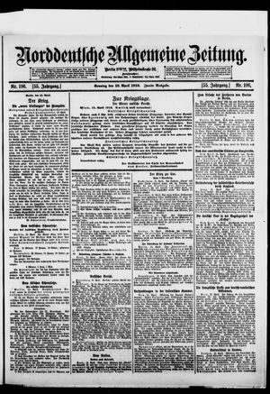 Norddeutsche allgemeine Zeitung on Apr 16, 1916
