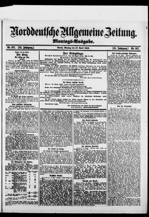 Norddeutsche allgemeine Zeitung vom 17.04.1916