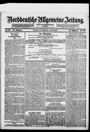 Norddeutsche allgemeine Zeitung vom 18.04.1916