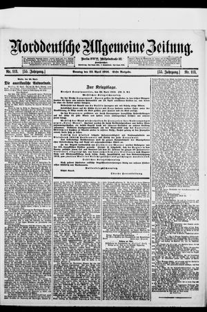 Norddeutsche allgemeine Zeitung vom 23.04.1916