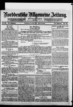 Norddeutsche allgemeine Zeitung vom 06.05.1916