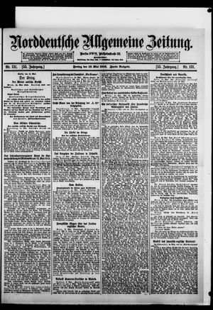 Norddeutsche allgemeine Zeitung vom 12.05.1916