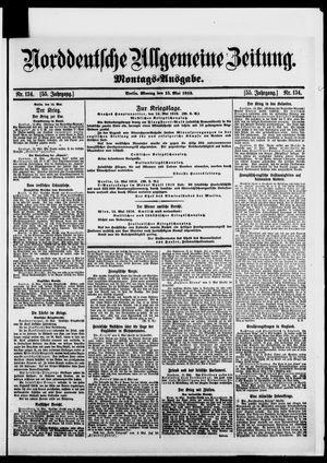 Norddeutsche allgemeine Zeitung vom 15.05.1916