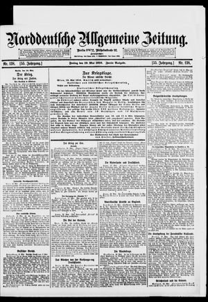 Norddeutsche allgemeine Zeitung vom 19.05.1916