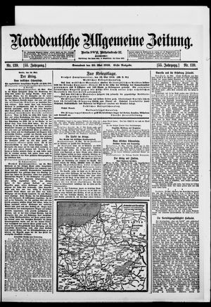 Norddeutsche allgemeine Zeitung vom 20.05.1916