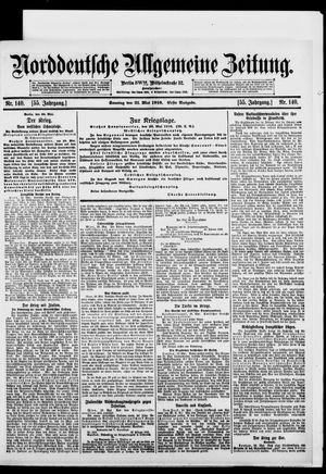 Norddeutsche allgemeine Zeitung vom 21.05.1916