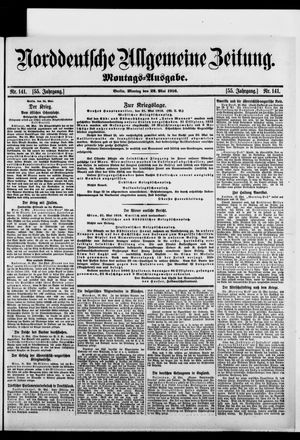Norddeutsche allgemeine Zeitung vom 22.05.1916