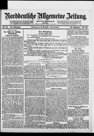 Norddeutsche allgemeine Zeitung vom 25.05.1916