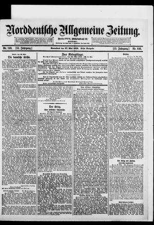 Norddeutsche allgemeine Zeitung vom 27.05.1916
