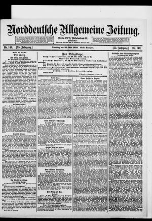 Norddeutsche allgemeine Zeitung vom 30.05.1916