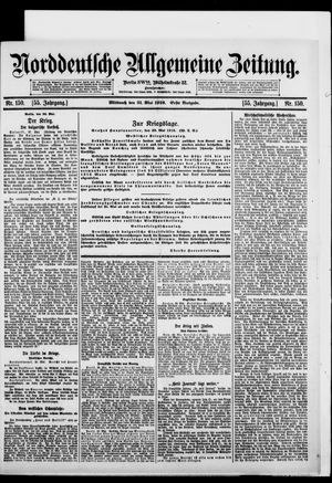 Norddeutsche allgemeine Zeitung vom 31.05.1916