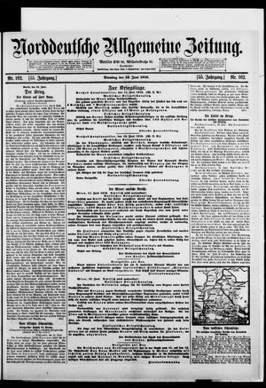 Norddeutsche allgemeine Zeitung vom 13.06.1916
