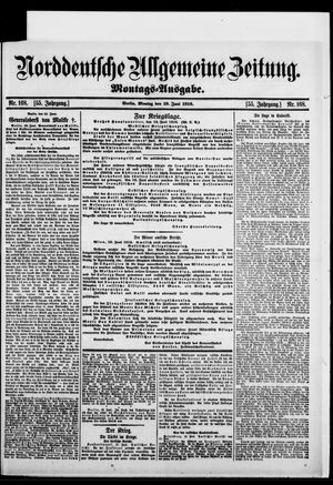 Norddeutsche allgemeine Zeitung vom 19.06.1916