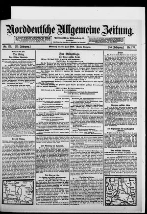 Norddeutsche allgemeine Zeitung vom 21.06.1916