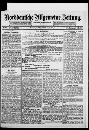 Norddeutsche allgemeine Zeitung vom 22.06.1916