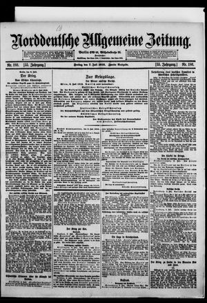 Norddeutsche allgemeine Zeitung vom 07.07.1916